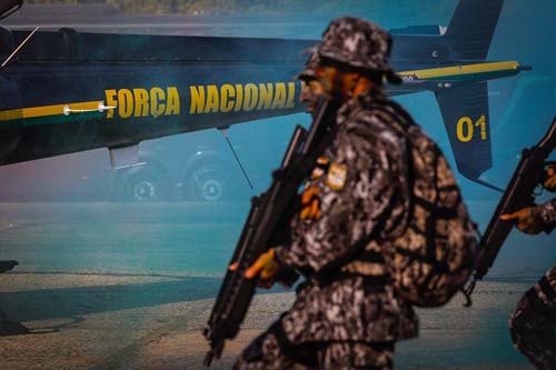 Em oito meses, operações da Força Nacional crescem 34,8% no país
