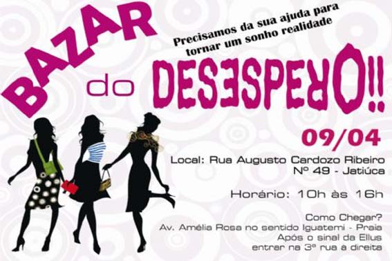 Formandos de Jornalismo promovem bazar neste sábado‏