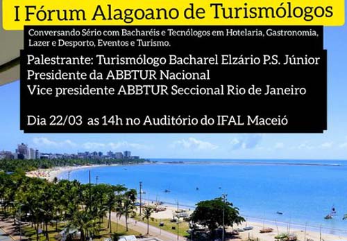 IFAL Maceió recebe Fórum Alagoano de Turismólogos