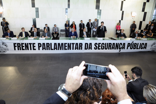 Frente parlamentar da segurança quer acelerar tramitação do pacote anticrime