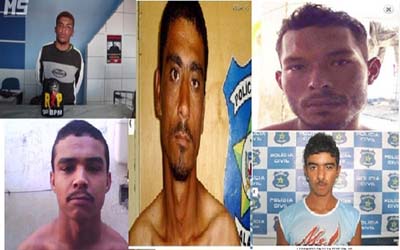 Polícia recaptura cinco dos dezesseis fugitivos da cadeia de Delmiro Gouveia