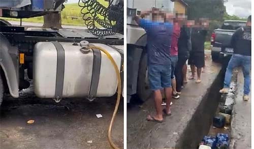Caminhoneiro e dono de lava jato são presos por desvio de combustível em Alagoas
