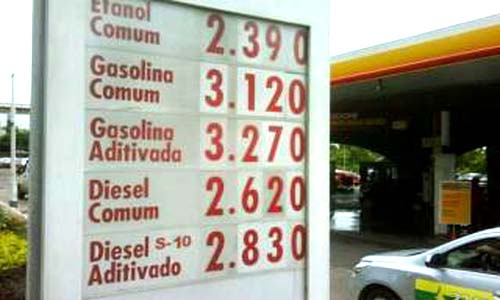 Reajuste da gasolina e do diesel já começa a chegar aos postos