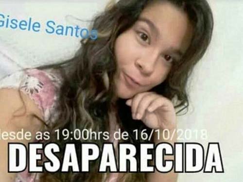 Adolescente desaparecida pode ter sido vítima de sequestro, diz MPE