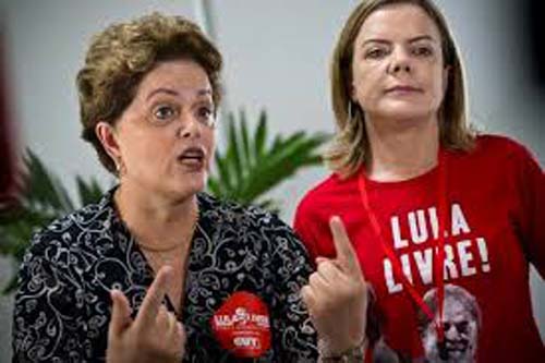 Dilma faz defesa pessoal e é interrompida por Gleisi em reunião do PT