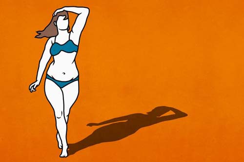 Gordura nas pernas é ‘mais saudável que na barriga’