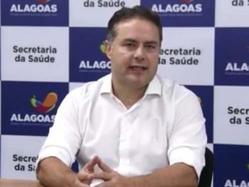 Teste para covid-19 de Renan Filho deu negativo; governador divulgou resultado de exame