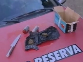 Policiais apreendem granadas em terreno após denúncia no Trapiche