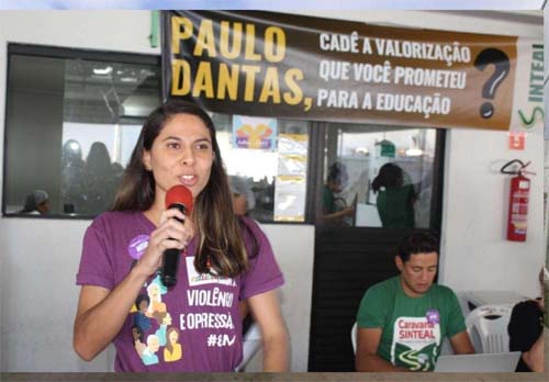 Greve da educação da rede estadual de Alagoas tem adesão de 60%, diz sindicato