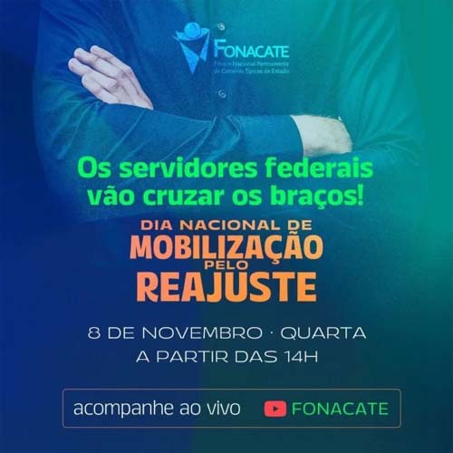 Servidores federais convocam manifestação por reajuste em 8/11