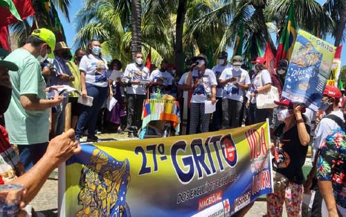 Grito dos Excluídos protesta por mais dignidade e contra governo federal