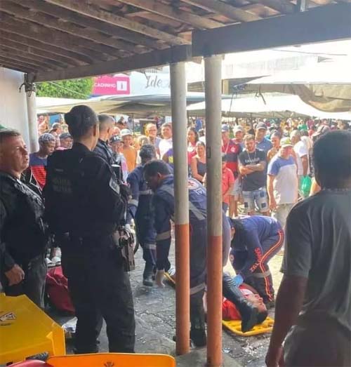 Homem baleado durante feira em Penedo busca auxílio após ser atingido