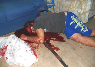 Homem é morto após tentar agredir o pai