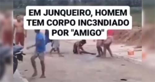 Homem que teve corpo incendiado por amigo morre em hospital