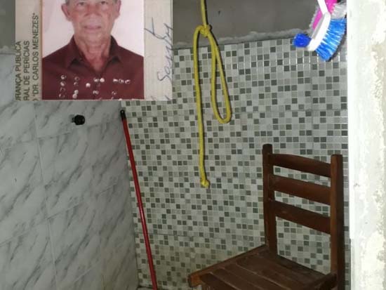 Com sintomas de depressão, idoso de 73 anos comete suicídio por enforcamento em Porto Real do Colégio