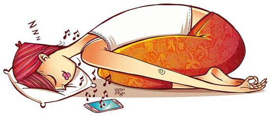 Ouvir músicas de ioga antes de dormir pode evitar complicações cardíacas