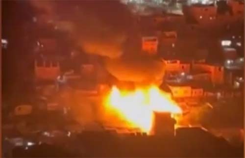 Incêndio atinge favela na zona sul de São Paulo