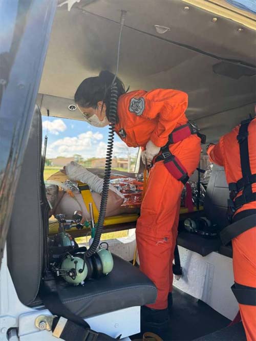 Homem sofre queimaduras em 80% do corpo após incêndio em lancha em Maragogi