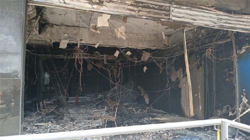 Incêndio destrói agência bancária em Arapiraca; suspeita é de ação criminosa de cliente insatisfeito