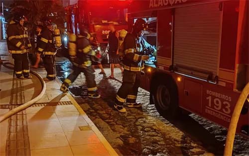 Princípio de incêndio atinge pavimento da Corregedoria Geral de AL, em Maceió