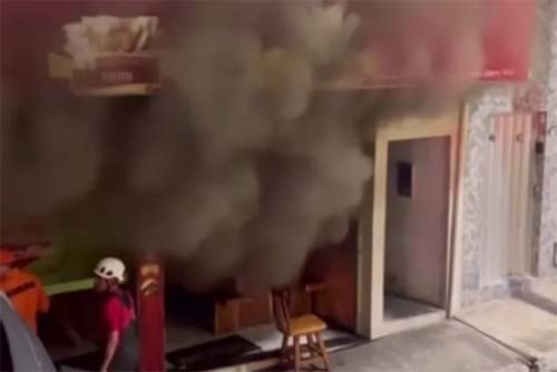 Bombeiros controlam incêndio em lanchonete de União dos Palmares