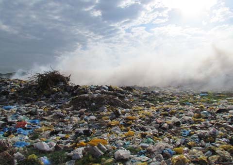 Incêndio atinge lixão de União dos Palmares