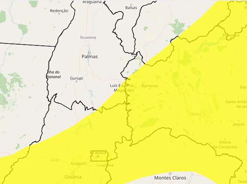 Inmet emite alerta de chuvas intensas para 79 cidades de AL