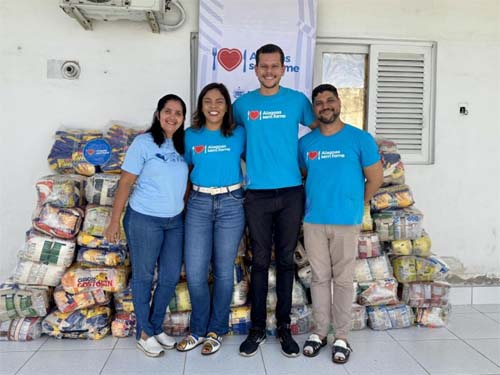 Instituto em Maceió recebe doação de uma tonelada de alimentos do programa Alagoas Sem Fome