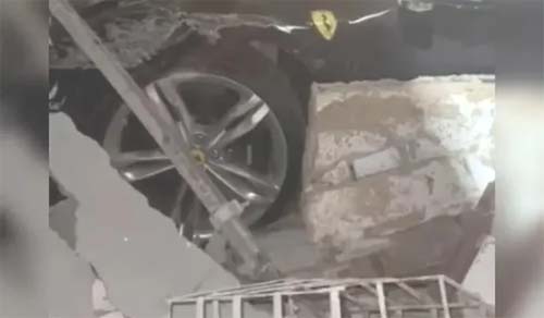 Motorista Perde Controle de Ferrari e Colide com Restaurante em Maceió