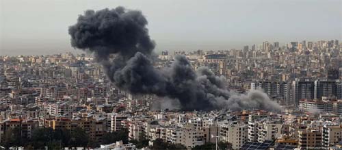 Israel ataca Beirute pela primeira vez desde trégua com o Hezbollah