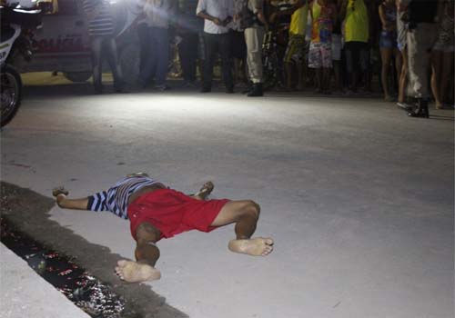 Usuário de drogas é executado a tiros de pistola