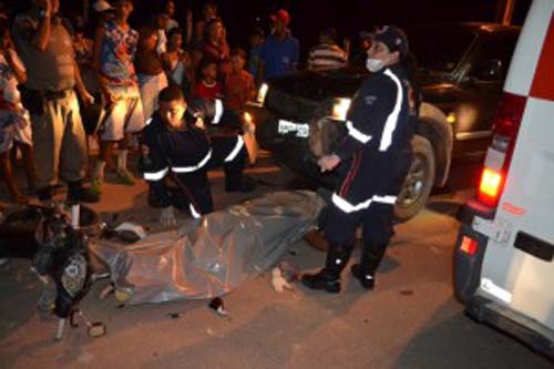 Motoqueiro morre após colisão com pick-up em estrada vicinal em São Miguel dos Campos