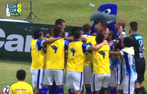 CSA se agiganta e vence o Corinthians no Rei Pelé lotado