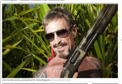 Criador do antivírus McAfee é capturado