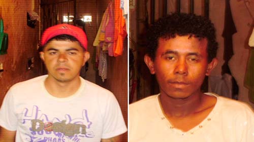 Presos acusados  por receptação e porte de armas