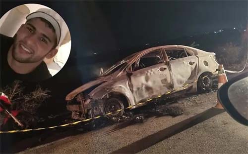 Jovem carbonizado no Sertão pode ter sido vítima de execução, diz PC