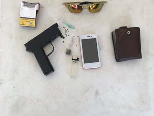 Lagoa da Canoa: Jovem com liberdade provisória é detido com simulacro e maconha