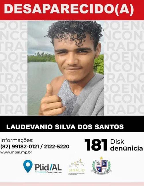 Família busca informações sobre jovem desaparecido há sete dias
