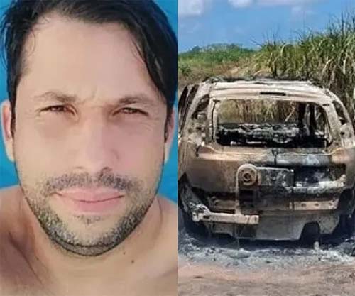 Corpo carbonizado em Marechal é de líder comunitário, confirma perícia