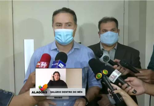 Governador anuncia pagamento de todos os servidores dentro do mês e ‘reajuste’ de 4,52% 