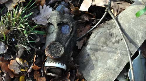 O lixo que revela o passado em bases nucleares soviéticas