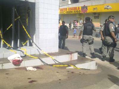 Assalto à lotérica no Tabuleiro termina com dois baleados