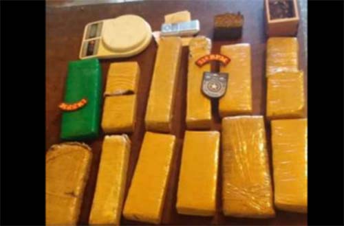 Homem é preso com quase nove quilos de maconha dentro de casa