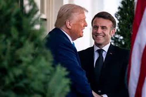 Macron Interrompe E Corrige Trump Sobre Assistência Europeia À Ucrânia Durante Negociações