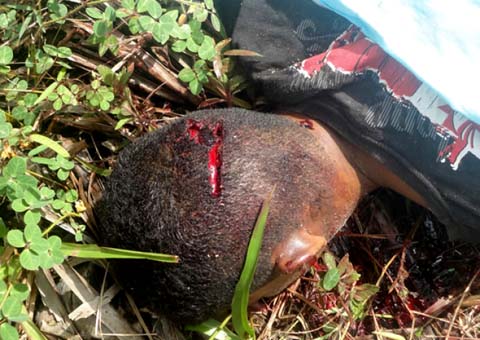 Jovem é assassinado a golpes da facão na Massagueira