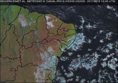 Defesa Civil alerta para possibilidade de chuvas fortes