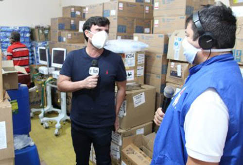 Prefeito de Penedo recebe equipamentos do Governo Estadual destinados à montagem de UTI