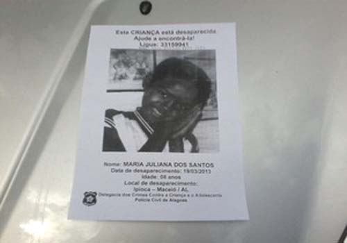 Menina de oito anos é encontrada morta no município de Paripueira, AL