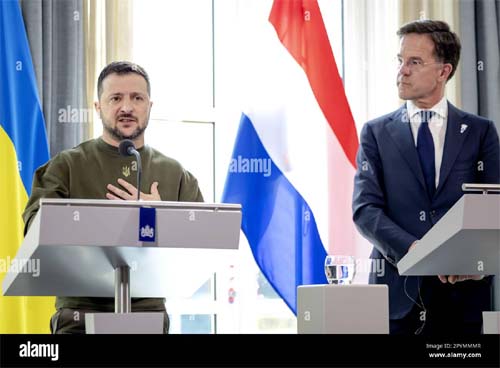 A Ucrânia está mais próxima da OTAN do que nunca, diz Mark Rutte durante a sua visita a Kiev