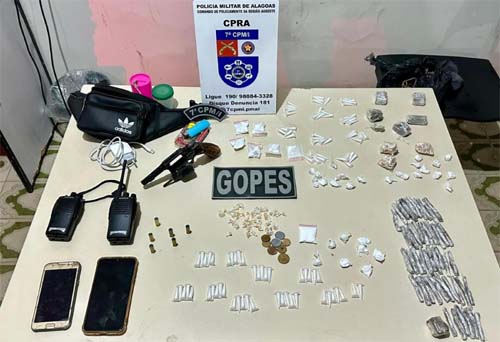 Forças de segurança de Alagoas realizam prisões e recuperam bens roubados em operações no interior